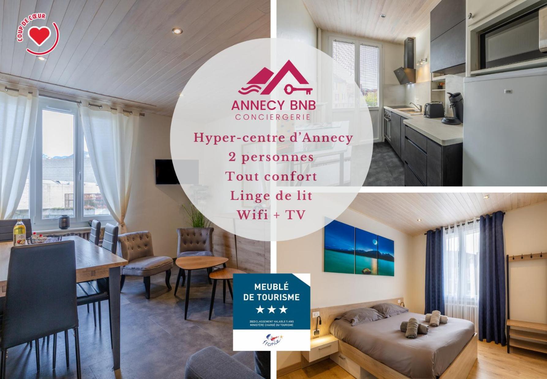 Appartement Le Président: cosy T2, 2 à 4 pers, plein centre à Annecy Extérieur photo